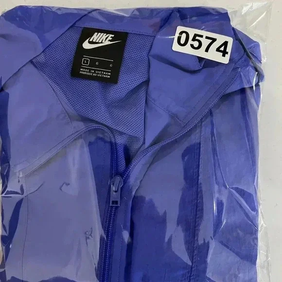 Nike Heritage Womens L Sportswear Woven Jacket 1/4 Zip Windbreaker Activewear - Picture 15 of 15